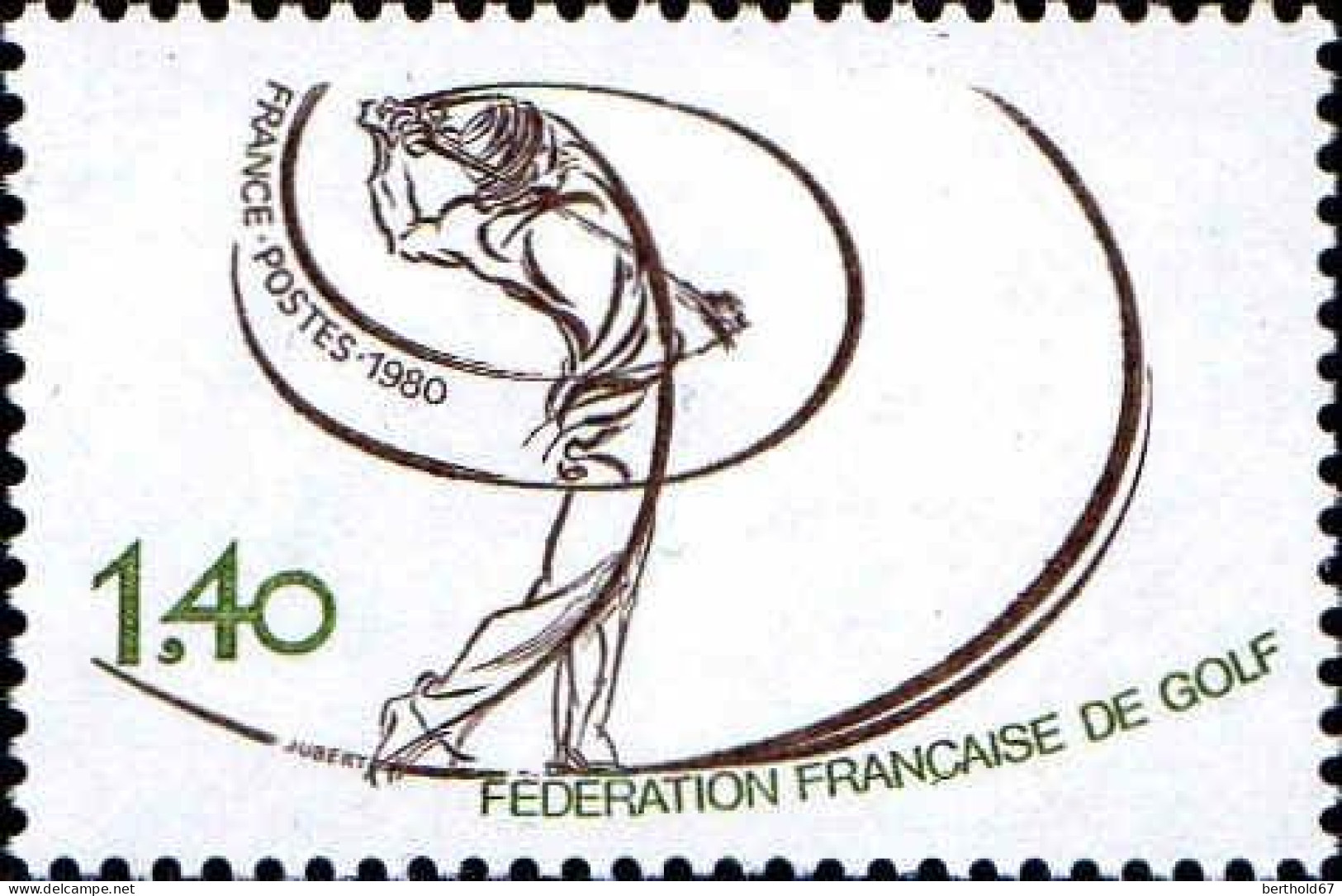 France Poste N** Yv:2105 Mi:2225 Fédération Française De Golf - Unused Stamps