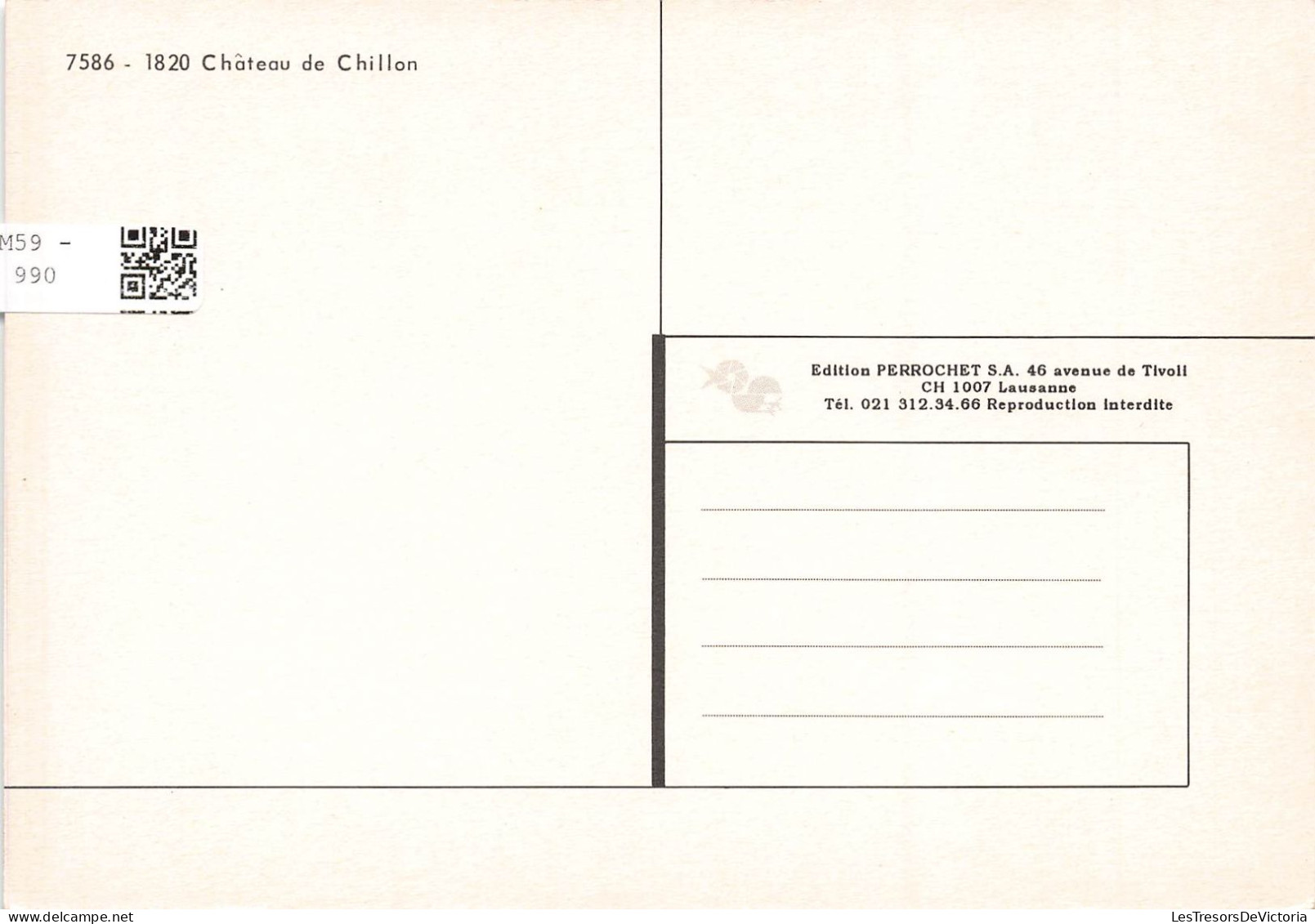 SUISSE - Château De Chillon - Colorisé - Carte Postale - Other & Unclassified