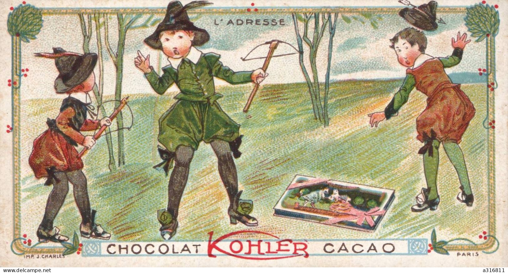 Chromo Chocolat Kohler L Adresse - Andere & Zonder Classificatie