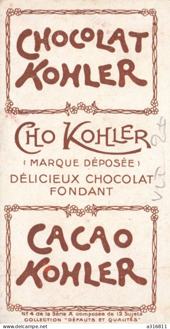 Chromo Chocolat Kohler L Adresse - Andere & Zonder Classificatie