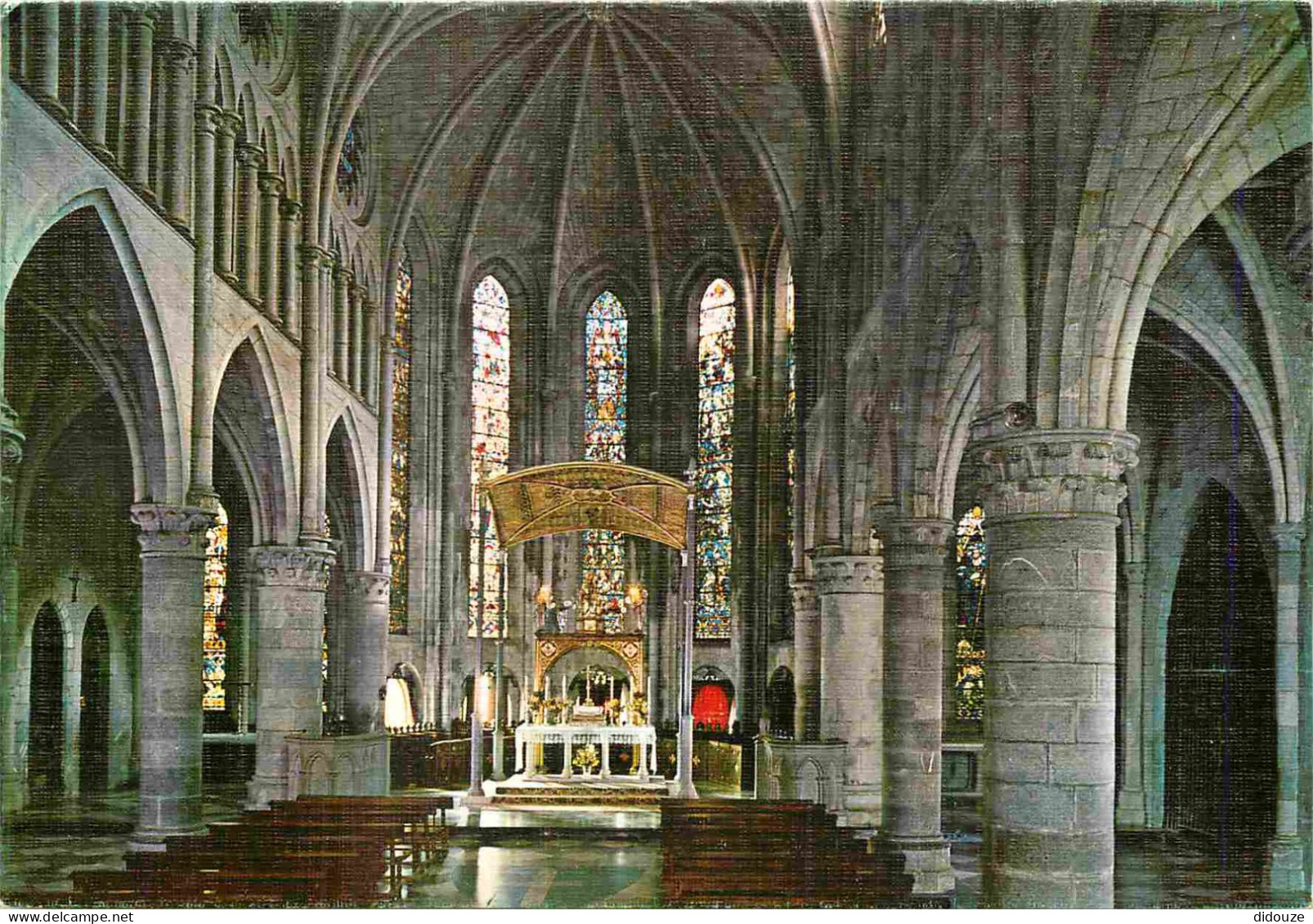 Espagne - Espana - Navarra - Roncesvalles - Interior De La Iglesia - Estilo Gotico Sigio XIII - CPM - Voir Scans Recto-V - Navarra (Pamplona)