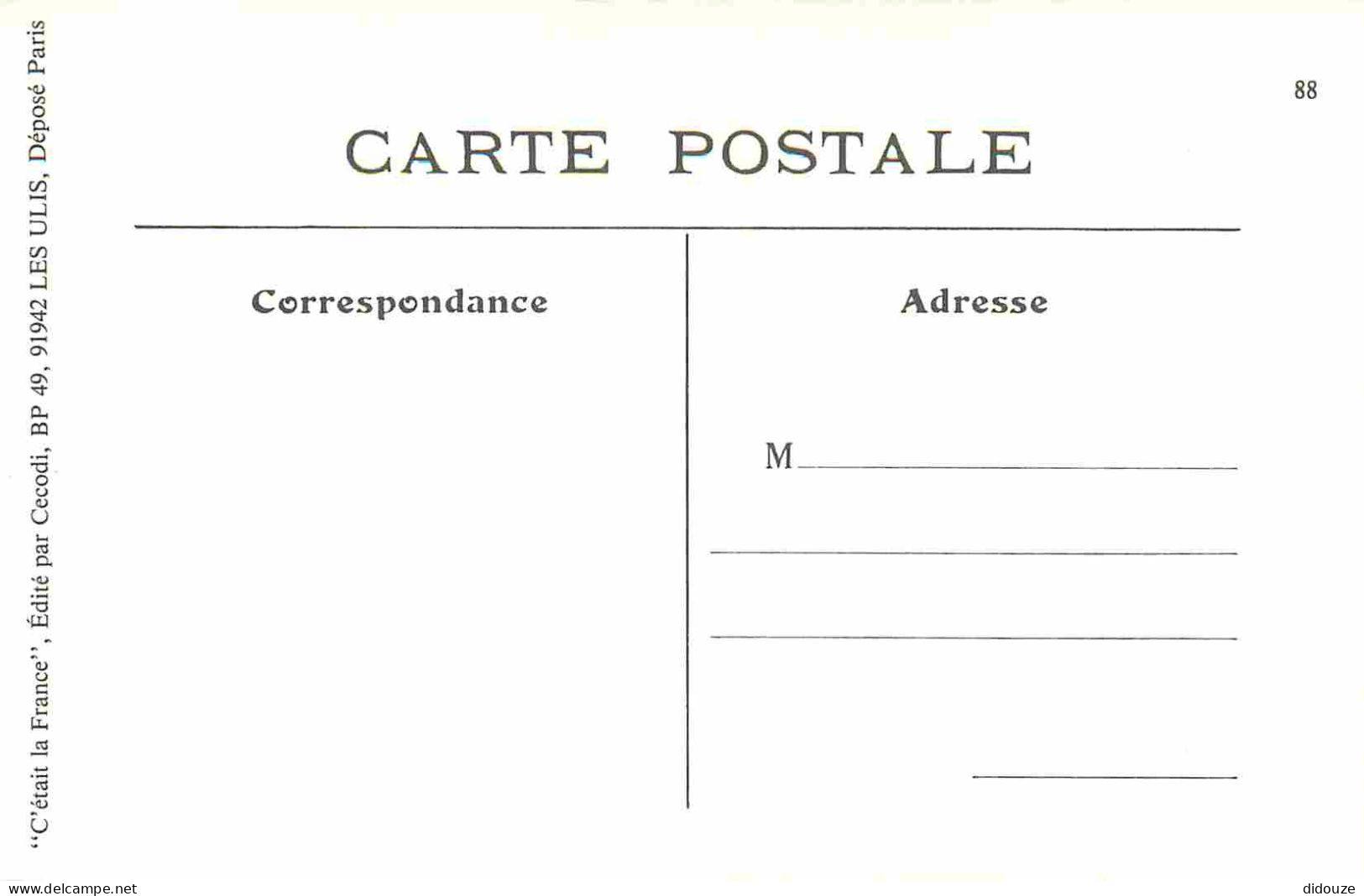 Reproduction CPA - 75 Paris - La Marchande De Coco - Métiers - C'était La France - No 88 - CPM Format CPA - Carte Neuve  - Petits Métiers à Paris