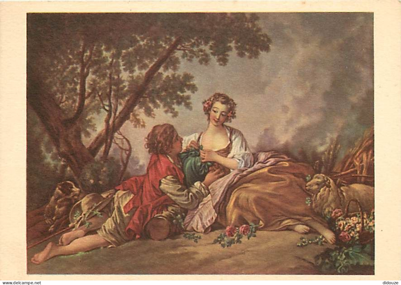 Art - Peinture - François Boucher - Pastorale - La Musette - CPM - Carte Neuve - Voir Scans Recto-Verso - Peintures & Tableaux