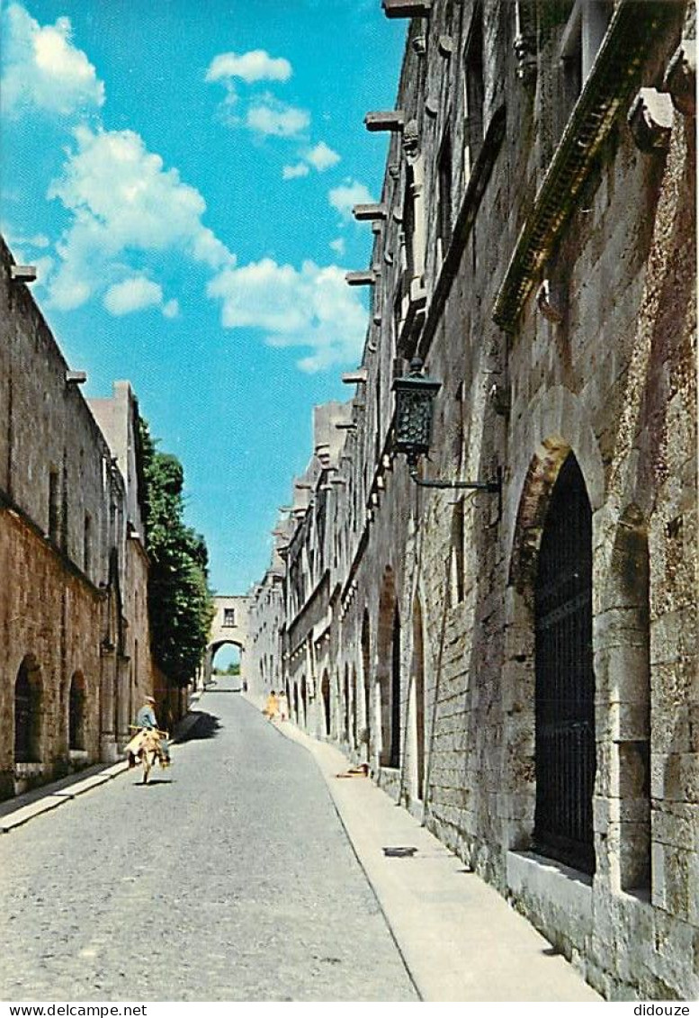 Grèce - Ile De Rhodes - Rodos - Rhodes - La Rue Des Chevaliers - Carte Neuve - CPM - Voir Scans Recto-Verso - Greece