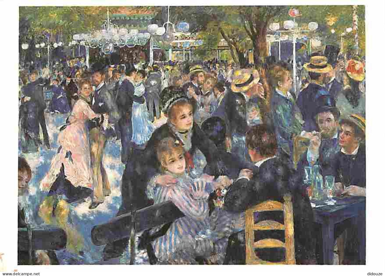 Art - Peinture - Pierre Auguste Renoir - Le Moulin De La Galette - Musée Du Louvre - Carte Neuve - CPM - Voir Scans Rect - Peintures & Tableaux