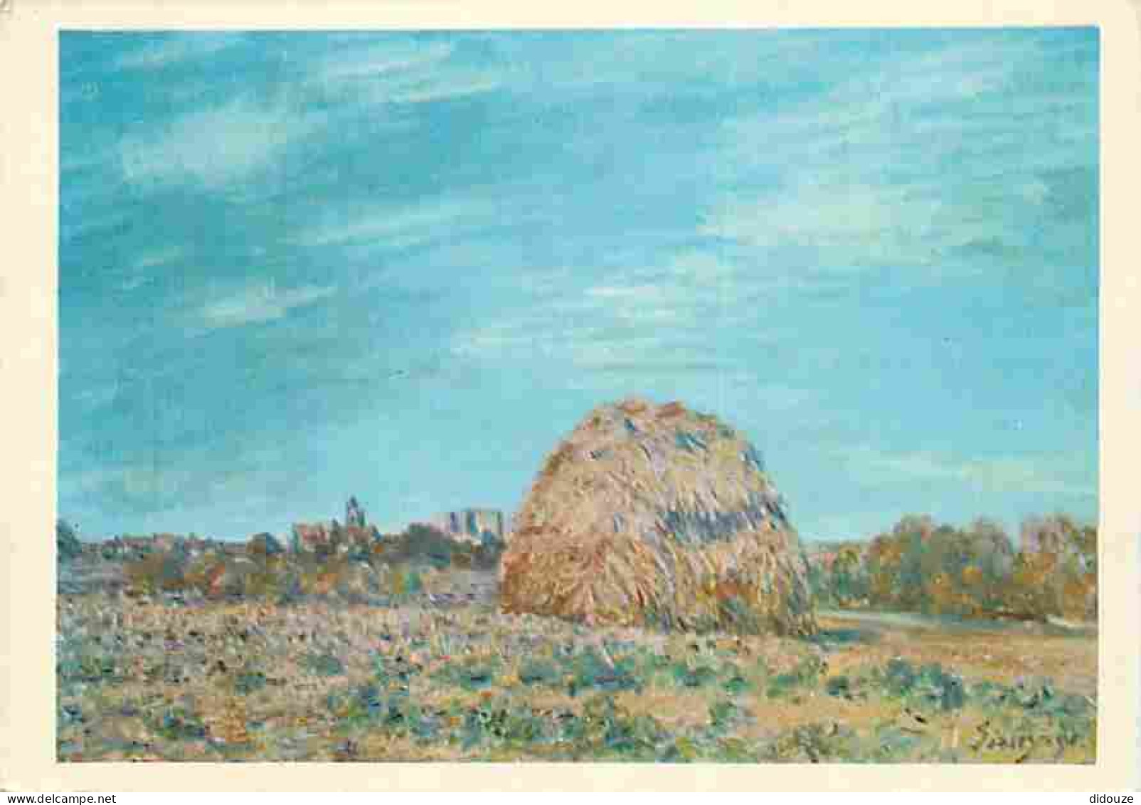 Art - Peinture - Alfred Sisley - Une Meule Au Bord Du Loing - Carte De La Loterie Nationale - CPM - Voir Scans Recto-Ver - Paintings