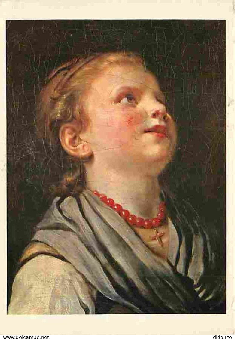 Art - Peinture - Jean Baptiste Greuze - Jeune Fille - CPM - Voir Scans Recto-Verso - Paintings