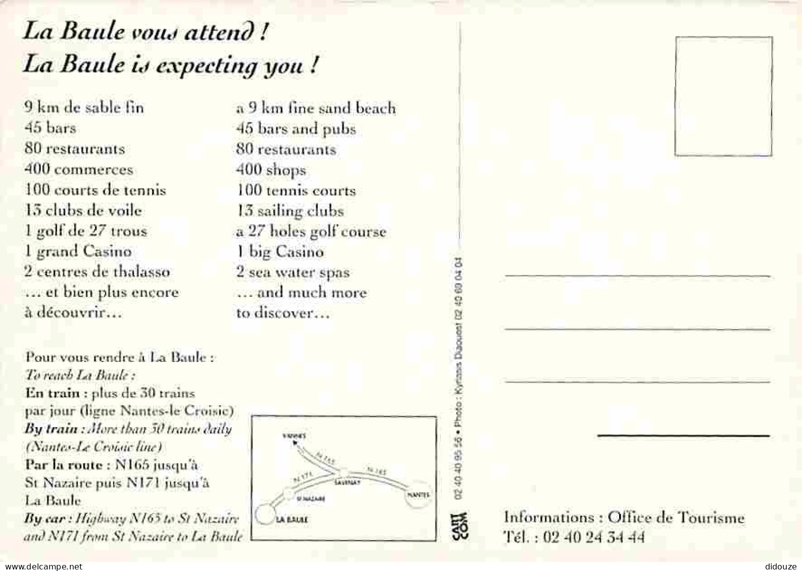 44 - La Baule - Vue Aérienne De La Baie - Carte Neuve - CPM - Voir Scans Recto-Verso - La Baule-Escoublac