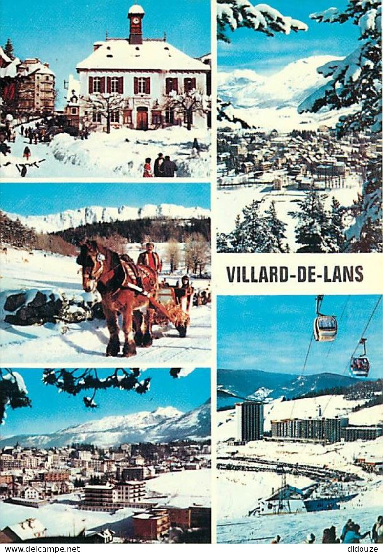 38 - Villard De Lans - Multivues - Hiver - Neige - Chevaux De Trait - Carte Neuve - CPM - Voir Scans Recto-Verso - Villard-de-Lans