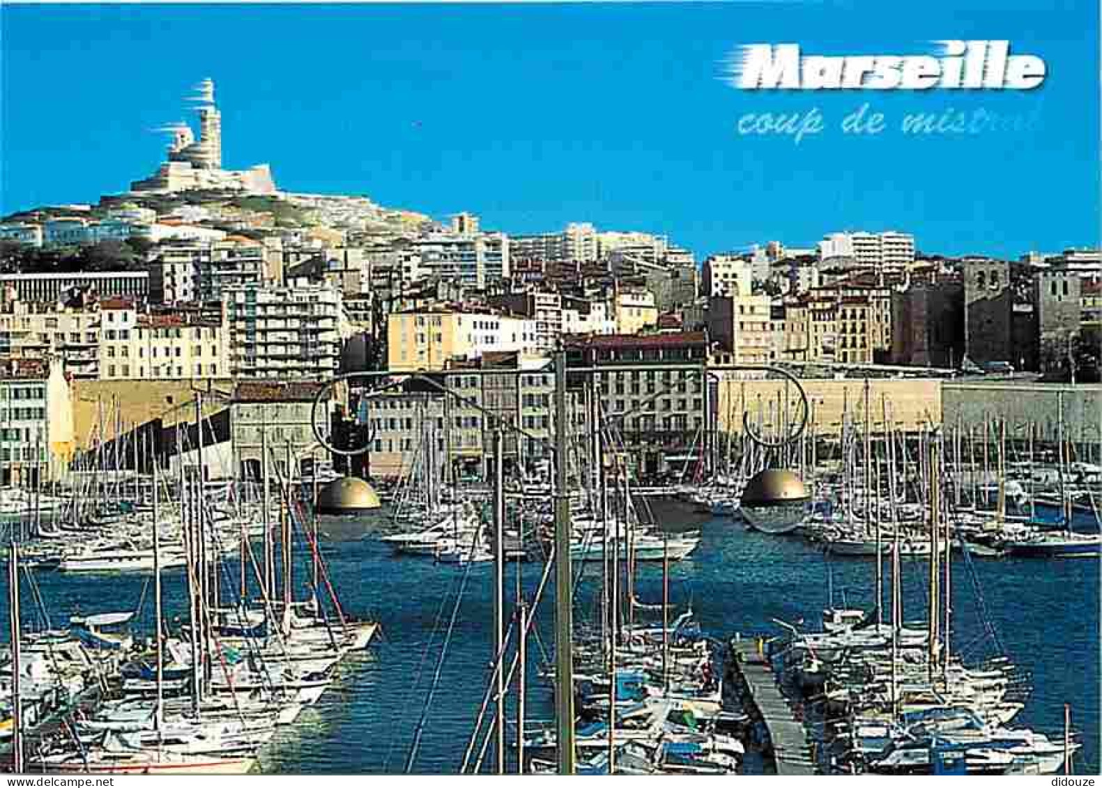 13 - Marseille - Le Port - Notre Dame De La Garde - Bateaux - CPM - Voir Scans Recto-Verso - Joliette, Zone Portuaire