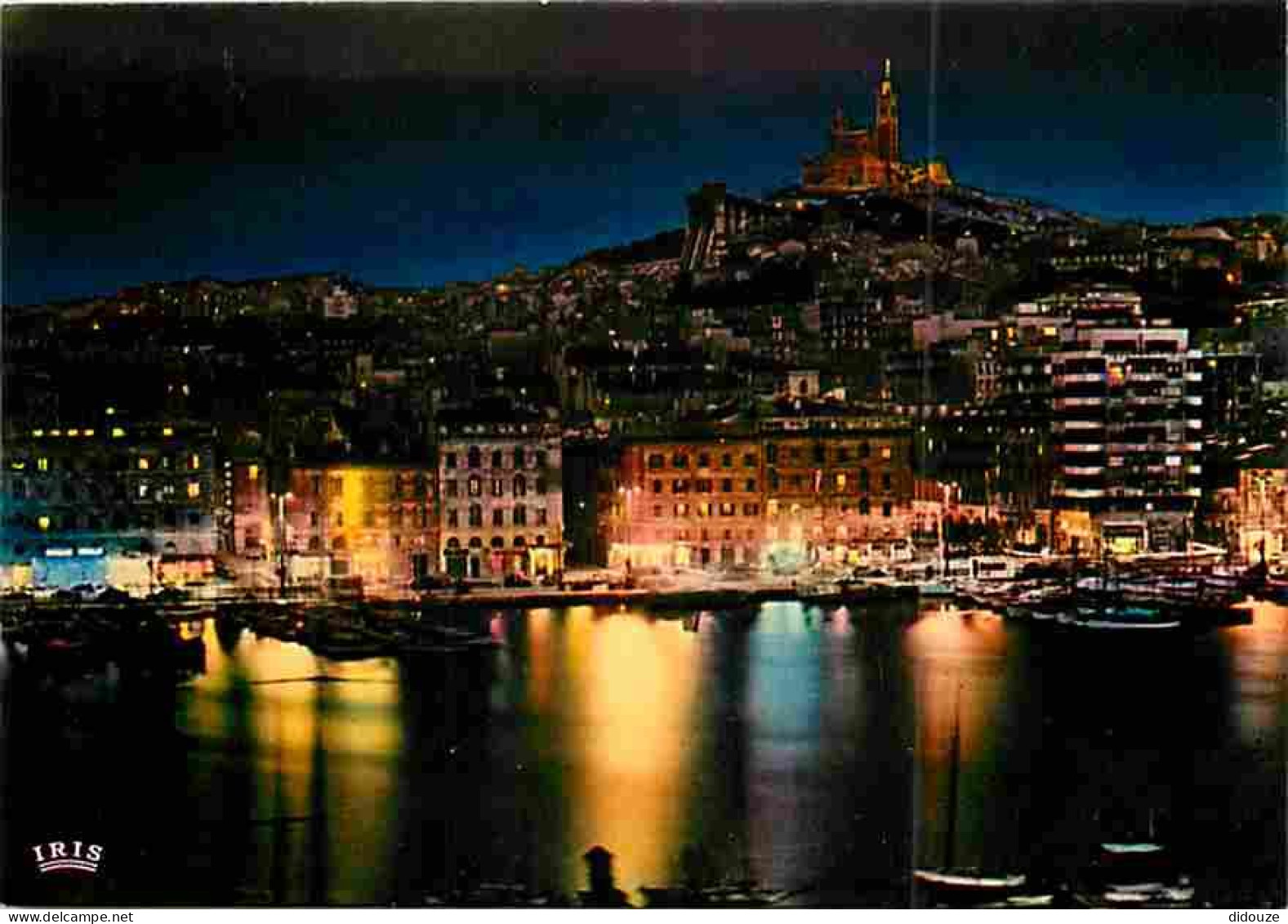 13 - Marseille - Le Vieux Port - Notre Dame De La Garde - Vue De Nuit - Carte Neuve - CPM - Voir Scans Recto-Verso - Old Port, Saint Victor, Le Panier