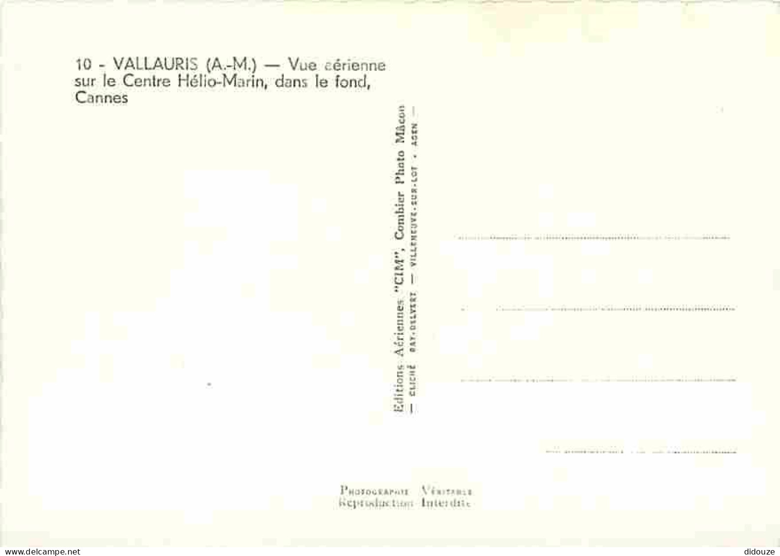 06 - Vallauris - Le Centre Hélio-Marin - Dans Le Fond Cannes - Building - CPM - Voir Scans Recto-Verso - Vallauris