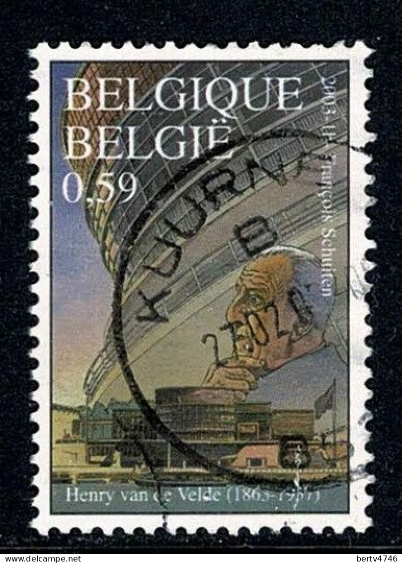 Belg. 2003 - 3147, Yv 3140 Afst. / Obl. Kuurne - Gebraucht