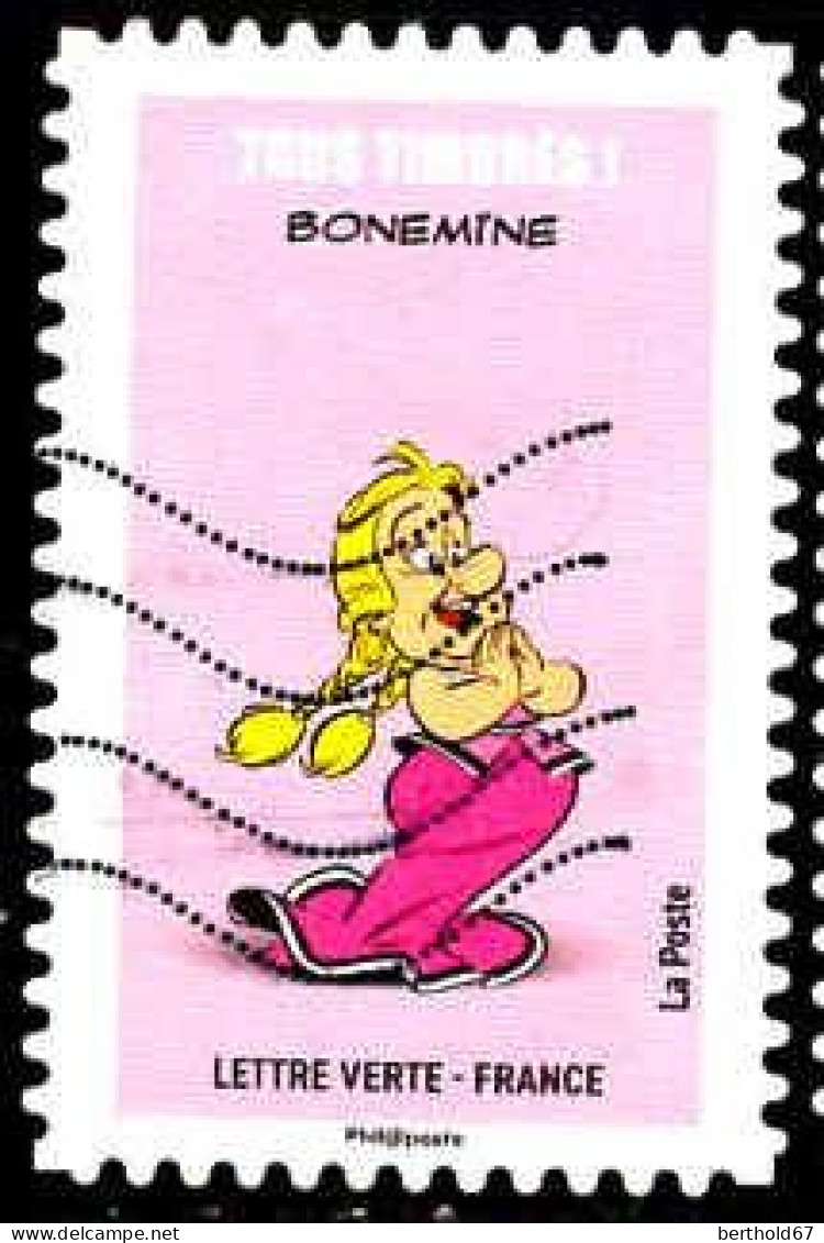 France Poste AA Obl Yv:1734 Mi:7347 Bonemine (Lign.Ondulées) - Gebraucht