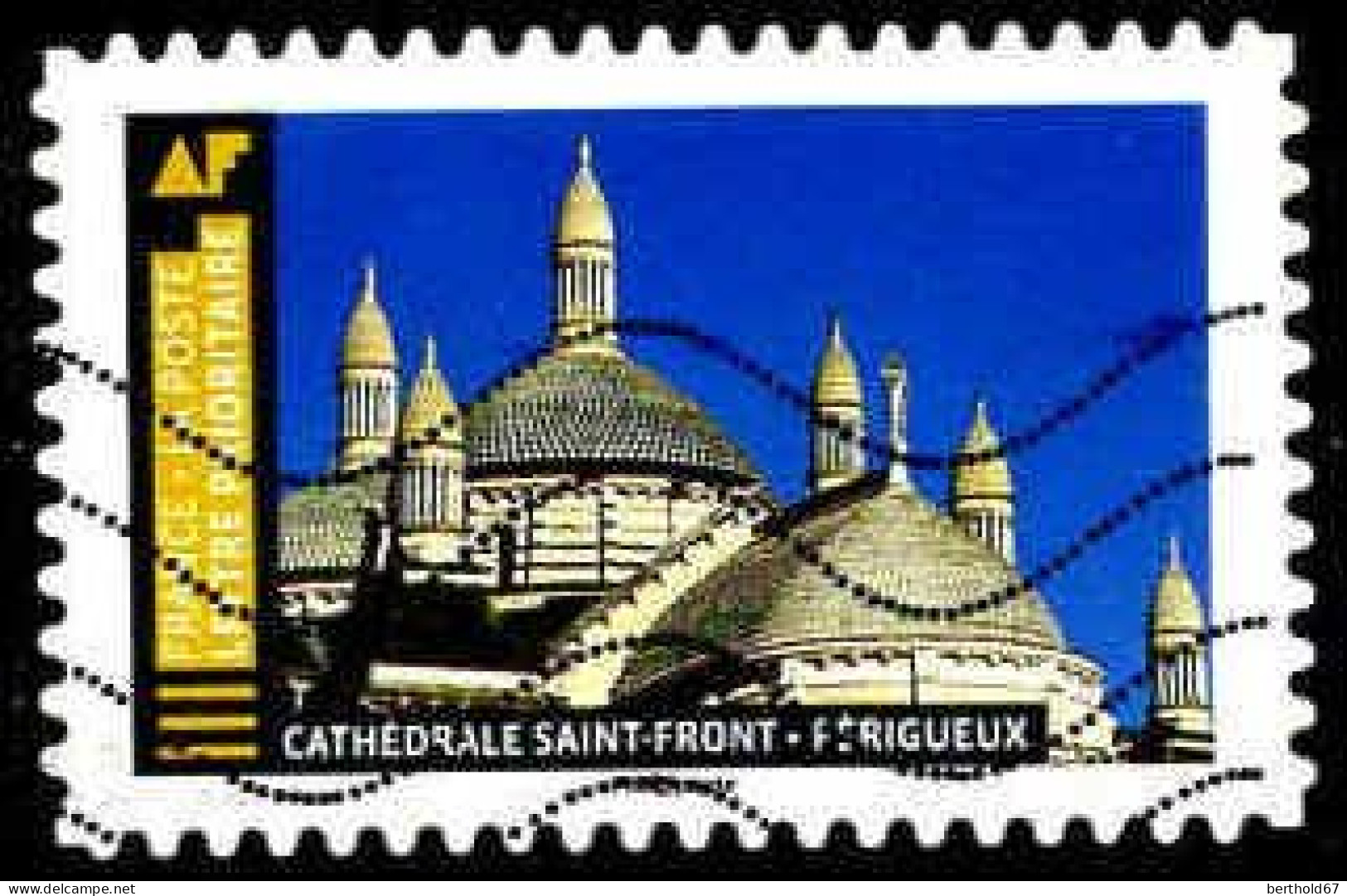 France Poste AA Obl Yv:1682 Mi:7258 Cathédrale Saint-Front Perigueux (Lign.Ondulées) - Gebraucht