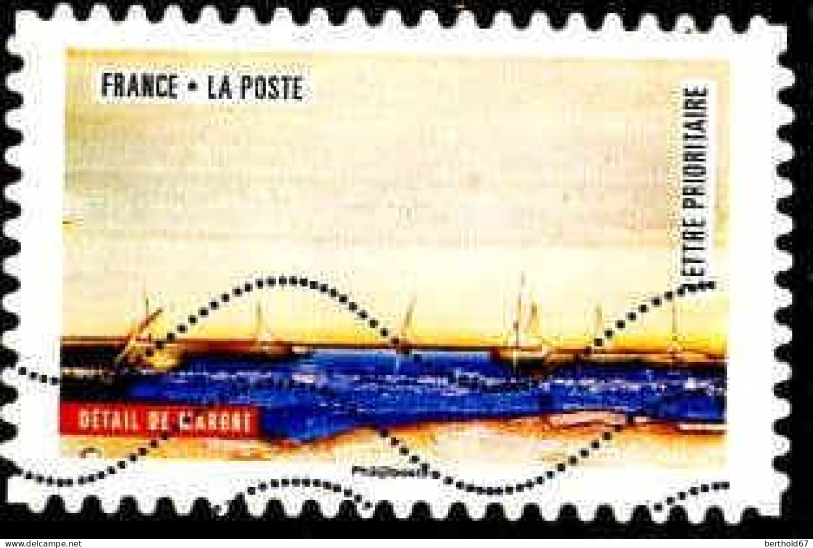 France Poste AA Obl Yv:1503 Mi:6928 Détail De Marbre (Lign.Ondulées) - Oblitérés