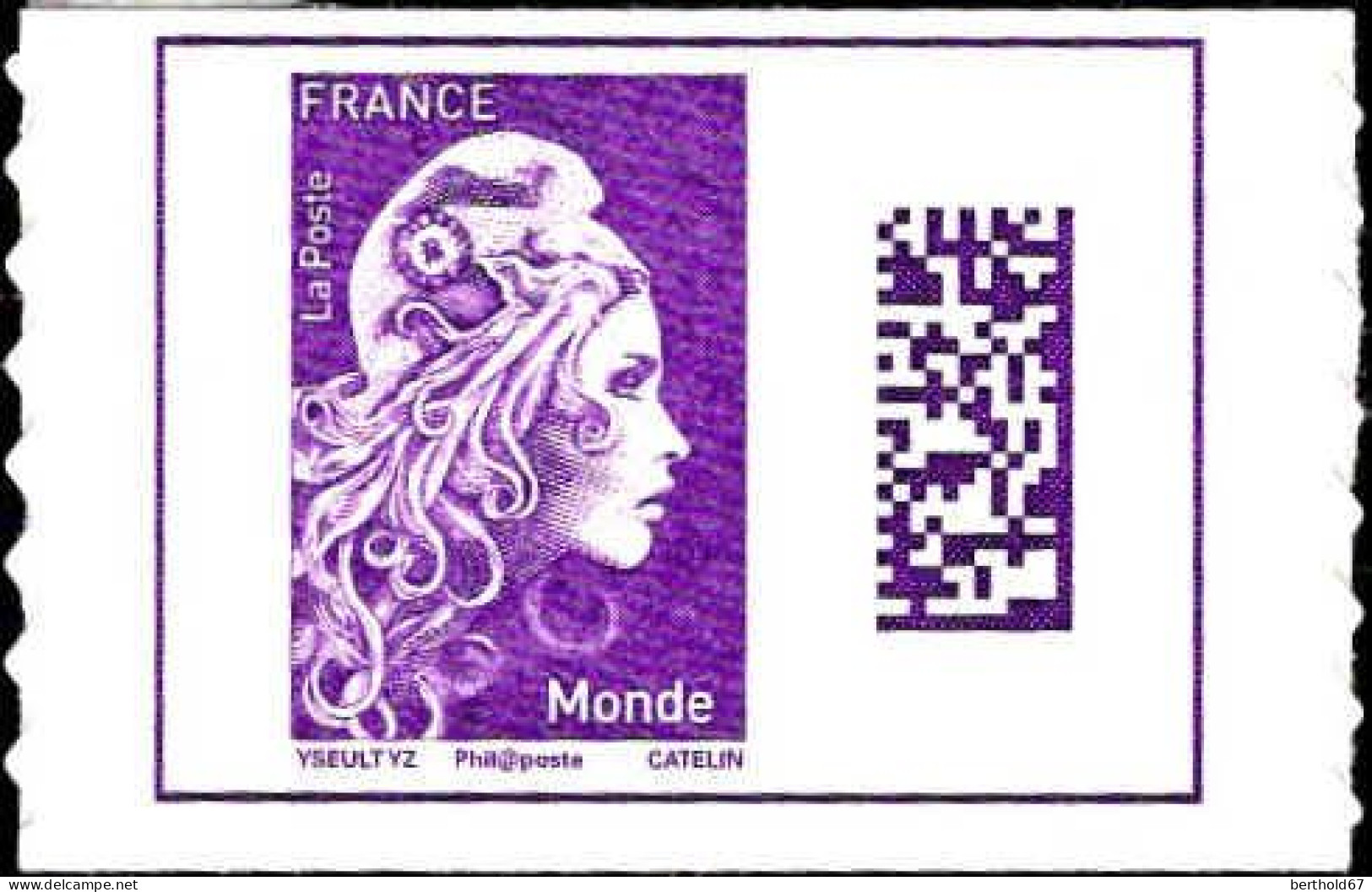 France Poste AA N** Yv:1604 Mi:7087IBy Marianne L'engagée Flash Yseultyz Catelin - Unused Stamps