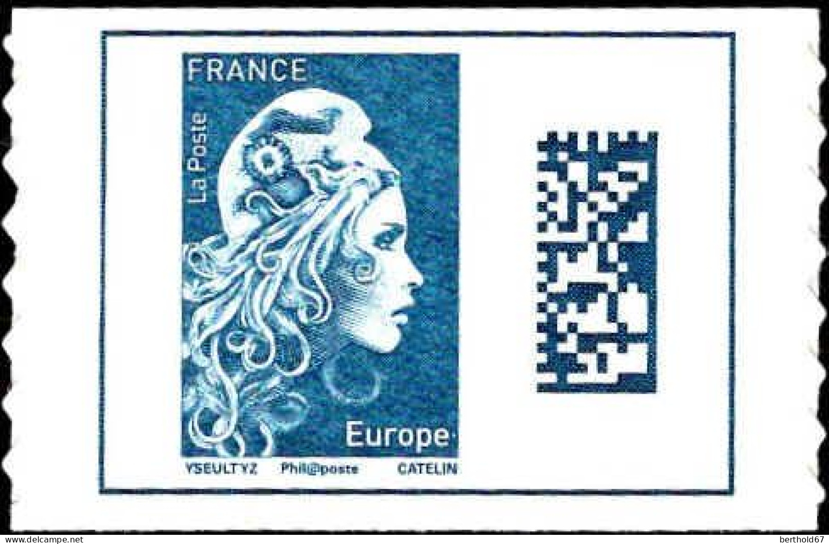 France Poste AA N** Yv:1603 Mi:7086yB Marianne L'engagée Flash Yseultyz Catelin - Unused Stamps