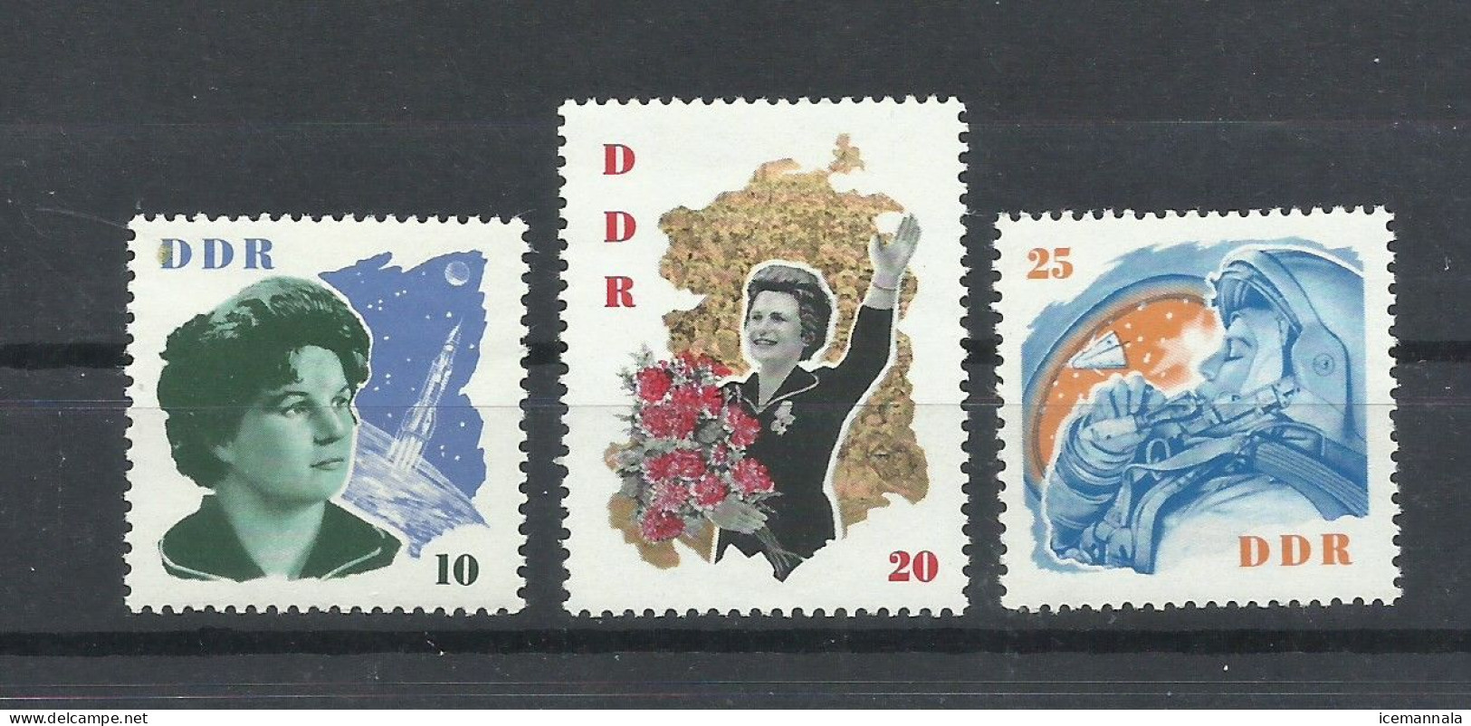 ALEMANIA    ORIENTAL   YVERT  691/93   MNH  ** - Europa