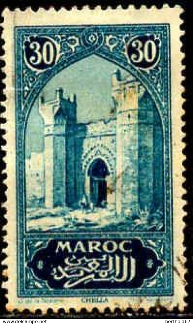 Maroc (Prot.Fr) Poste Obl Yv:108 Mi:60 Chella Porte (Obli. Ordinaire) - Gebruikt