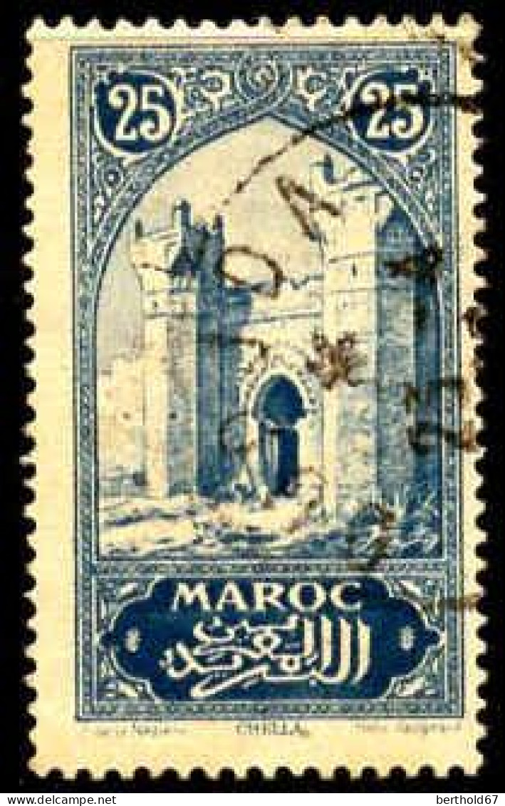 Maroc (Prot.Fr) Poste Obl Yv:106 Mi:58 Chella Porte (Beau Cachet Rond) - Oblitérés