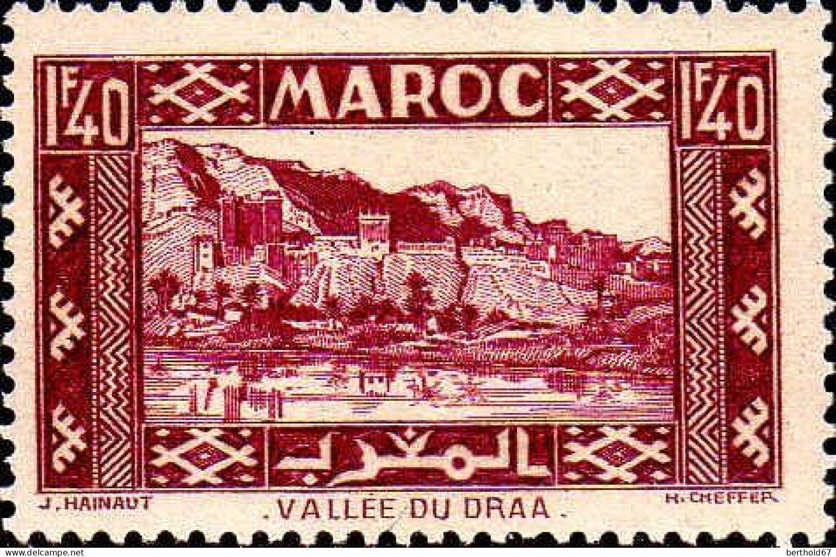 Maroc (Prot.Fr) Poste N** Yv:185 Mi:161 Vallée Du Draa - Neufs