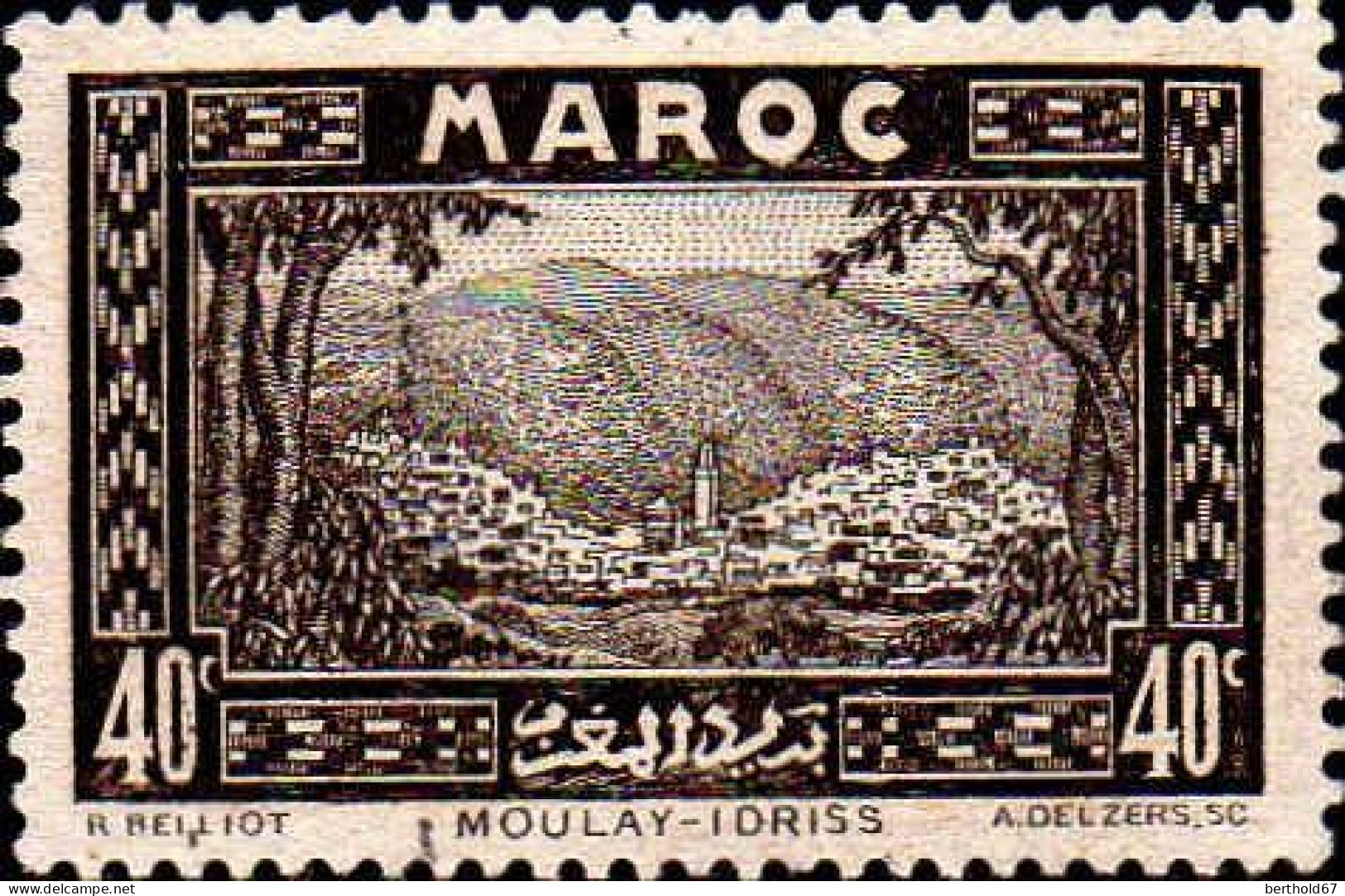 Maroc (Prot.Fr) Poste N** Yv:137 Mi:102 Moulay-Idriss - Ongebruikt