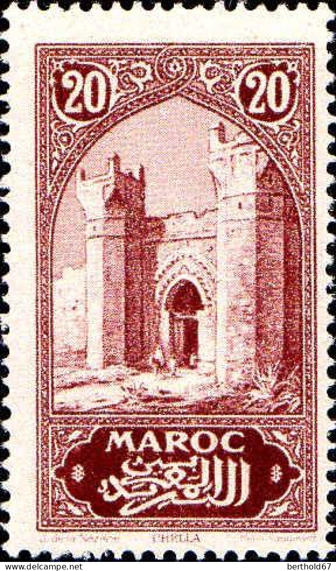 Maroc (Prot.Fr) Poste N** Yv:104 Mi:56 Chella Porte - Nuevos