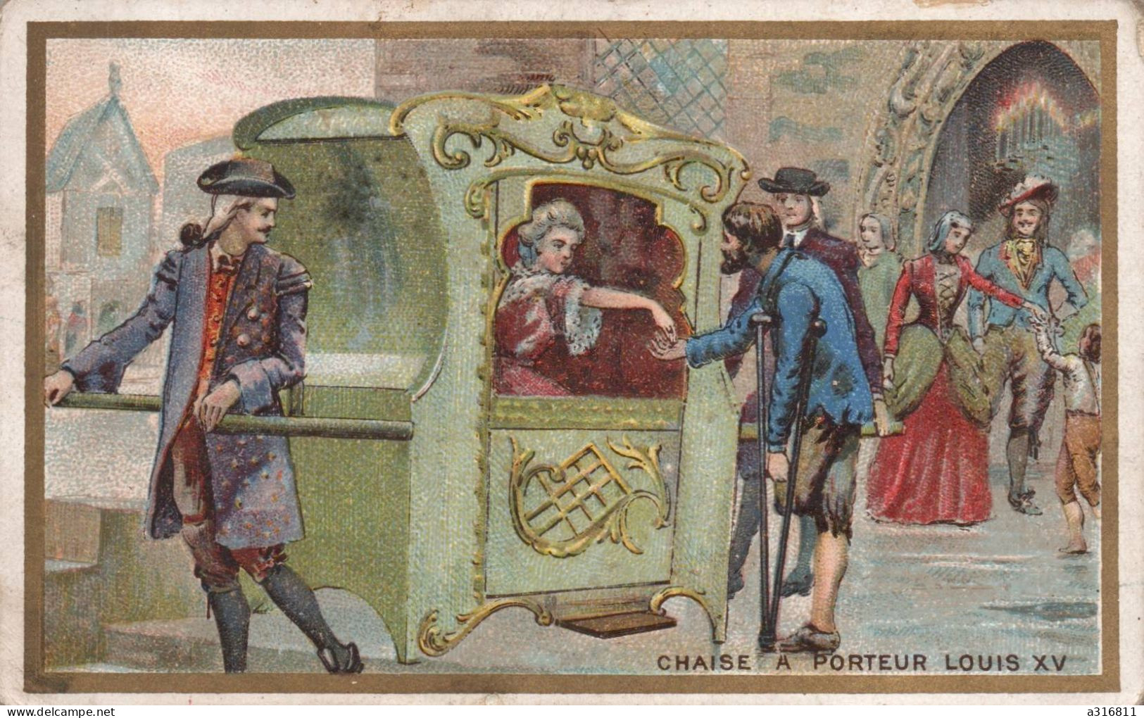 Chaise A Porteur Louis XV - Tea & Coffee Manufacturers