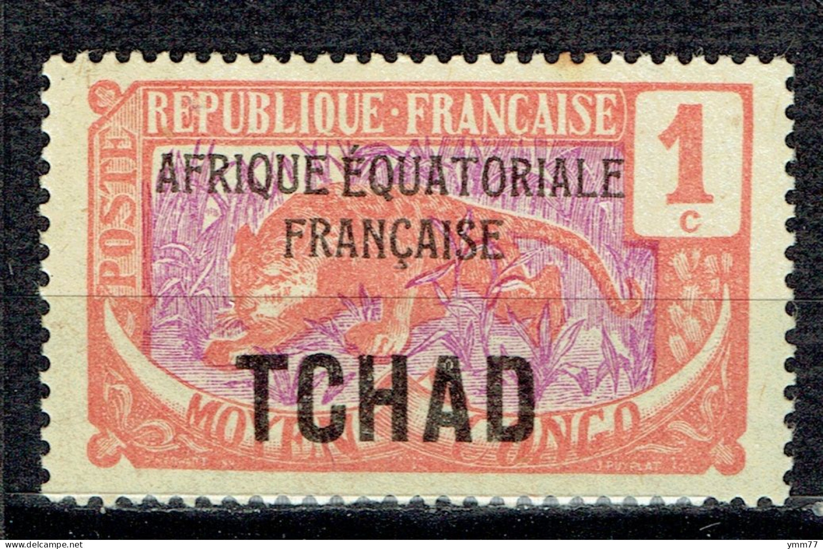 Timbre Du Congo Surchargé TCHAD - Neufs