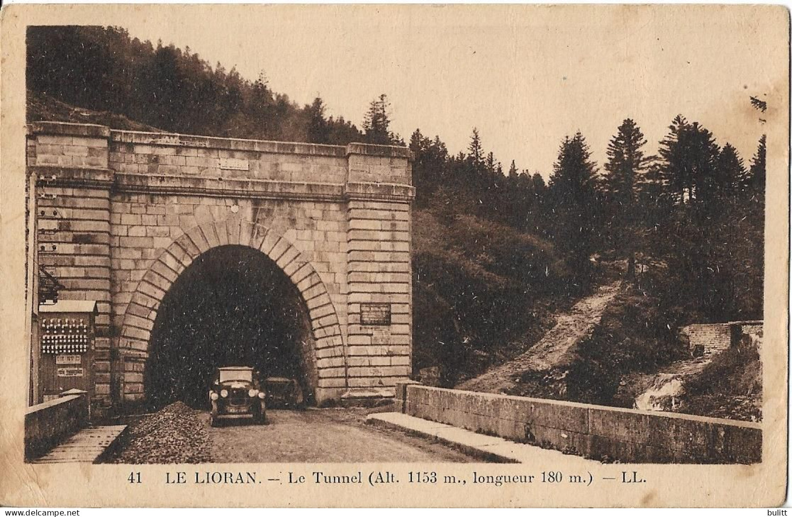 LE LIORAN - Le Tunnel Avec Voiture Ancienne - Autres & Non Classés