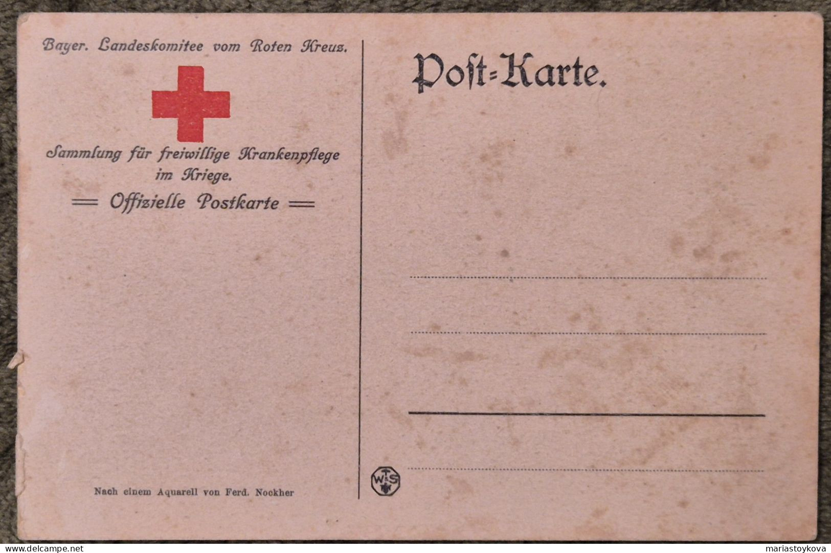 1915.Wie Arm Sind Wir Doch Gegen Euch F. Nockher - Rotes Kreuz