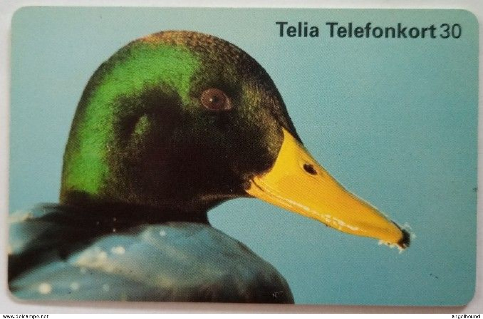 Sweden 30Mk. Chip Card - Bird 20 Wild Duck - Suède