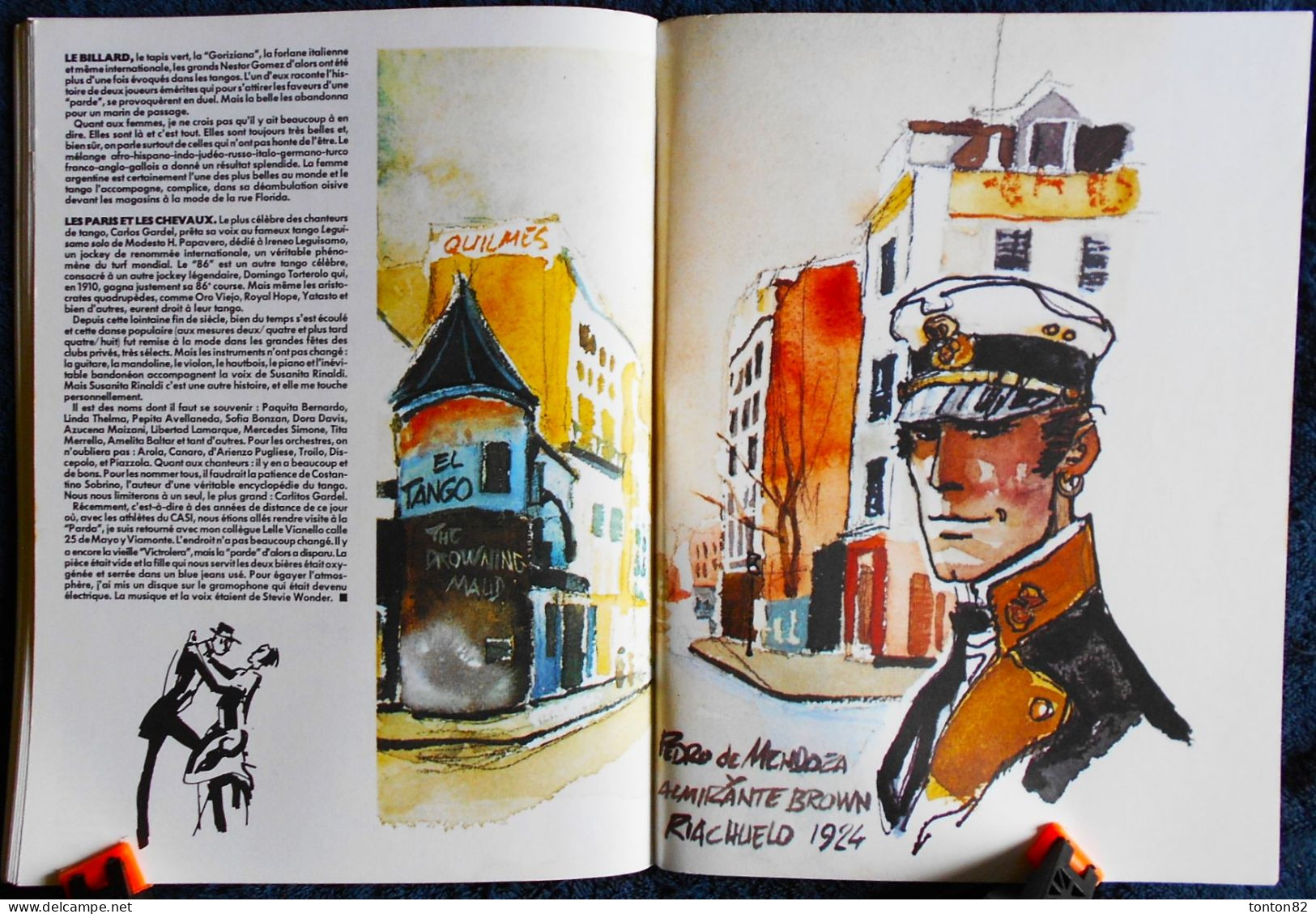 Hugo Pratt - Corto Maltese -TANGO - Casterman - ( E.O. 1987 ) .