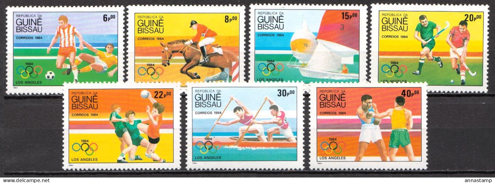 Guinea-Bissau MNH Set - Summer 1984: Los Angeles