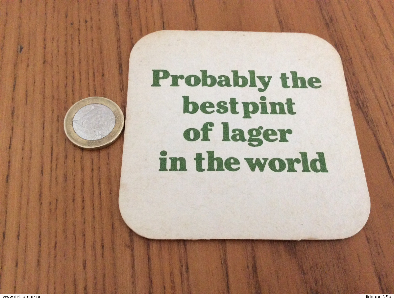 Sous-bock «Carlsberg - Probably The Best Pint Of Lager In The World» Danemark - Beer Mats