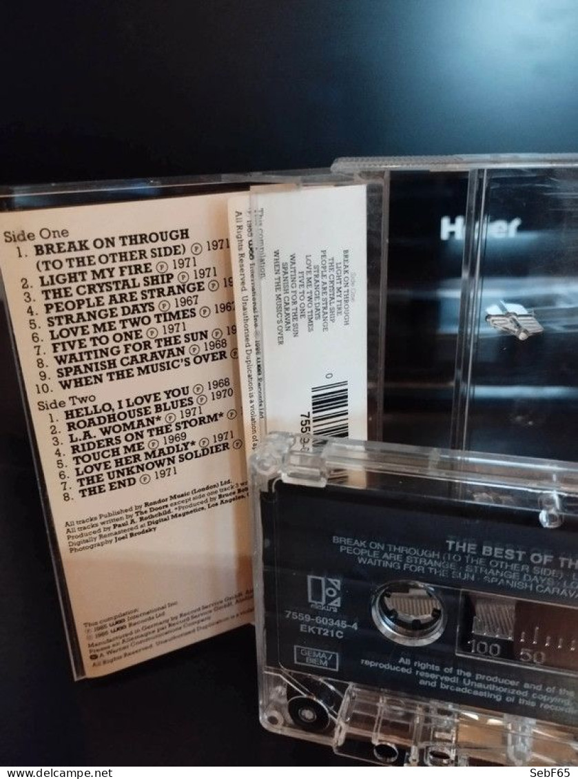 Cassette Audio The Doors - The Best Of - Cassettes Audio