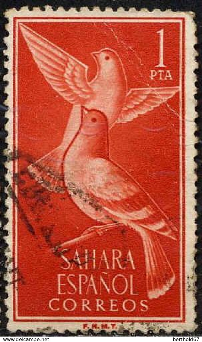 Sahara Esp. Poste Obl Yv:170 Mi:217 Columba Livia Ed:183 (cachet Rond) - Spanische Sahara