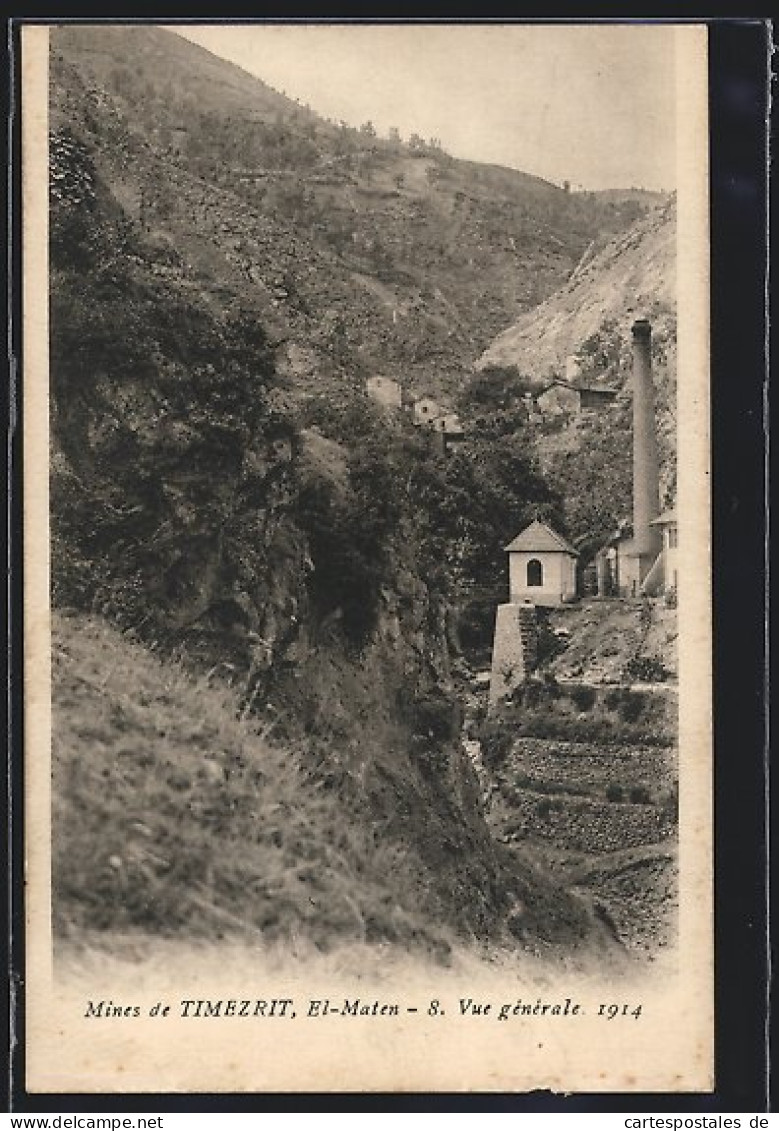 CPA Timezrit-El-Maten, Mines De Timezrit, Vue Générale, Bergbau  - Algiers