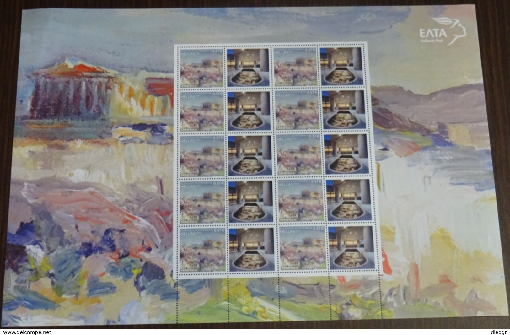 Greece 2009 New Acropolis Museum Personalized Sheet MNH - Unused Stamps