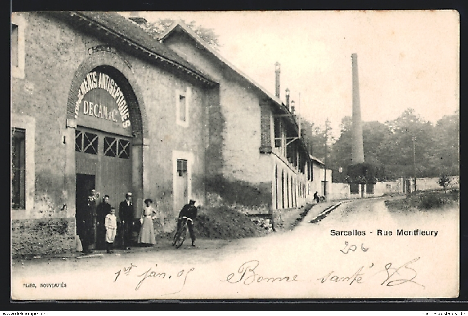 CPA Sarcelles, Rue Montfleury, Vue De La Rue  - Sarcelles