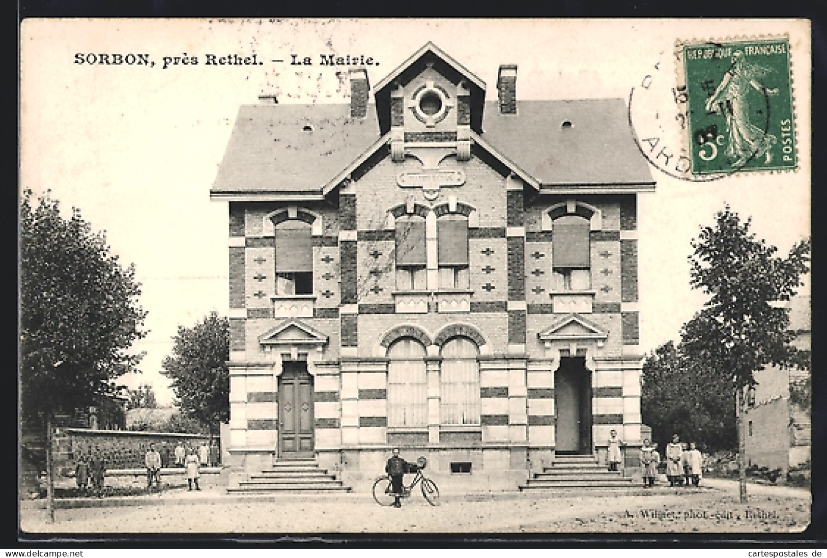 CPA Sorbon /Rethel, L`Ecole Mairie  - Rethel