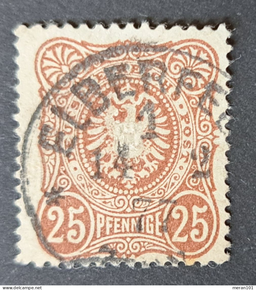 Deutsches Reich 1875, Mi 35a, EBERSFELD Geprüft - Oblitérés