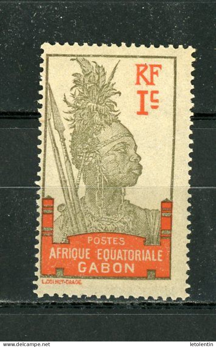 GABON - GUERRIER -  N° Yt 49** - Unused Stamps