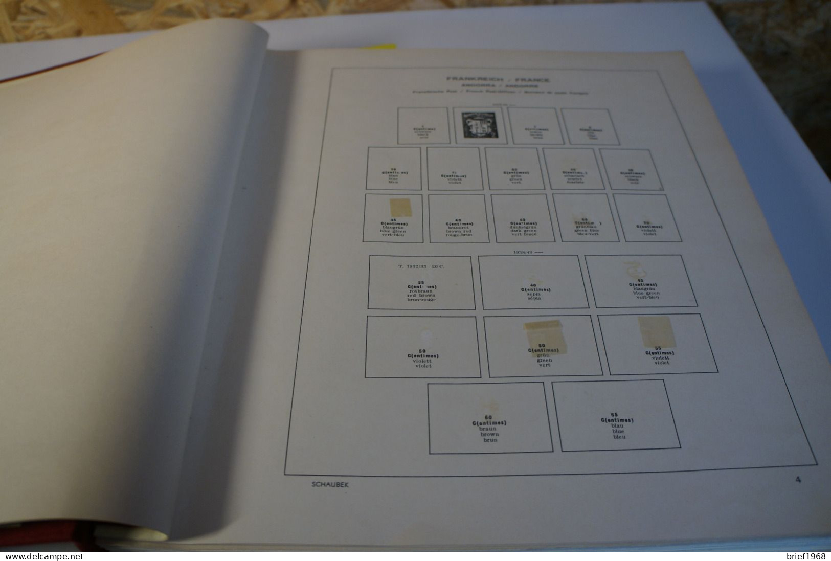 Andorra Französisch + Spanisch Vordruck 1928-2011 Inkl. Schaubek Schraubdecke (bitte Lesen) (28085) - Komplettalben