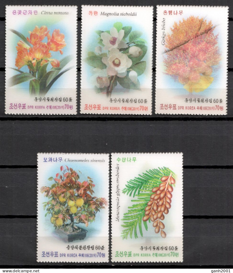 Korea 2019 Corea / Flowers 3D Trees MNH Flores Árboles Blumen Bäume Fleurs Arbres / Cu19015  7-25 - Other & Unclassified