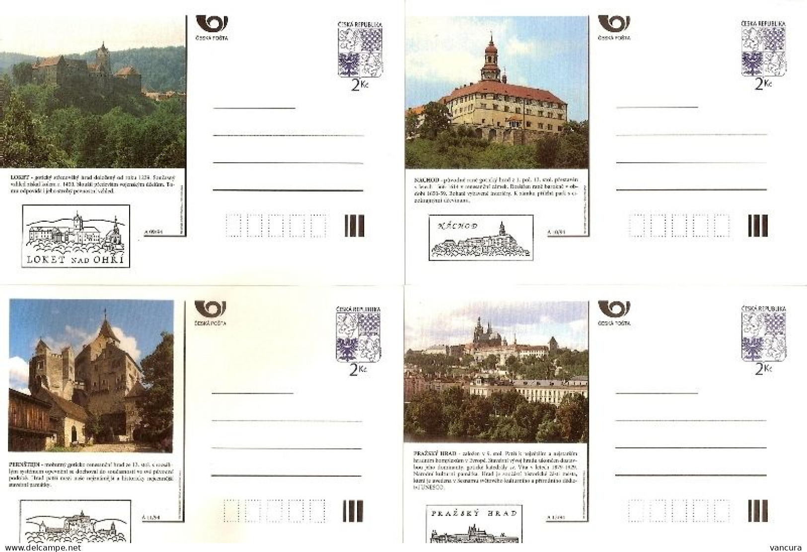 CDV 6 B Czech Republic Architecture 1994 Castle - Castles