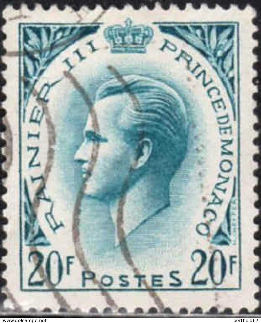 Monaco Poste Obl Yv: 425A Mi:583  Rainier III (Lign.Ondulées) - Used Stamps