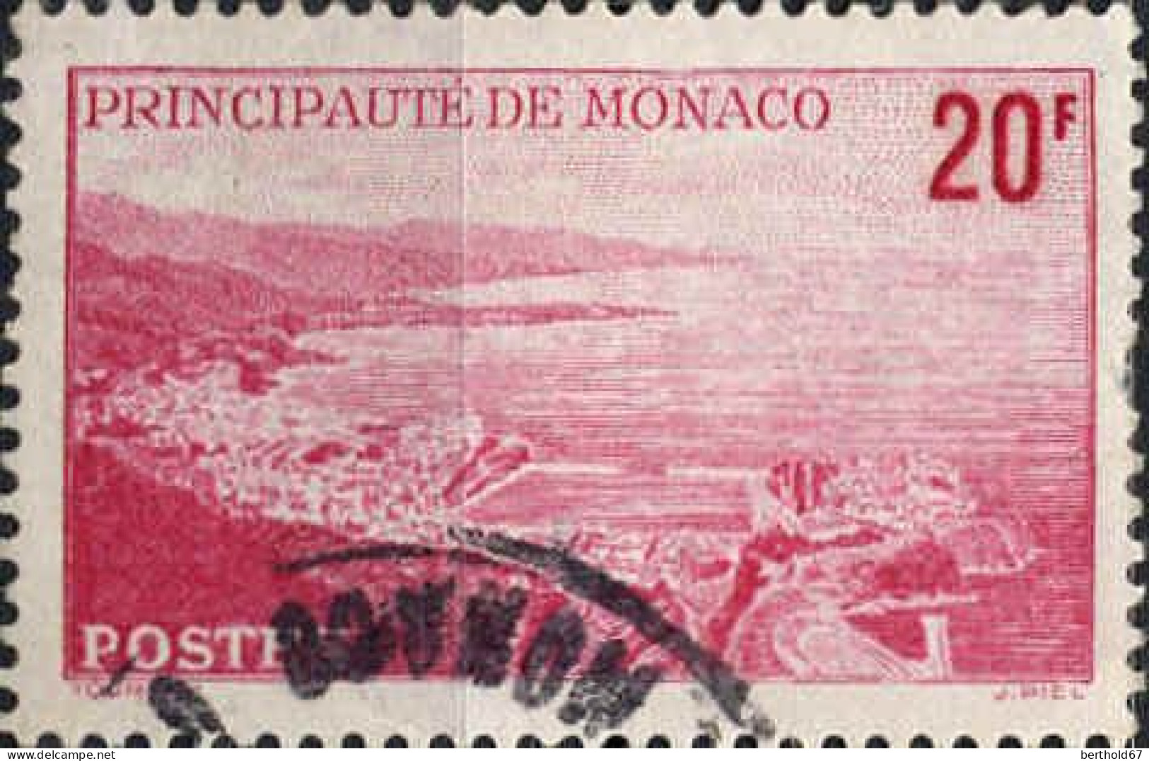 Monaco Poste Obl Yv: 312 Mi:389 La Principauté (Beau Cachet Rond) - Used Stamps