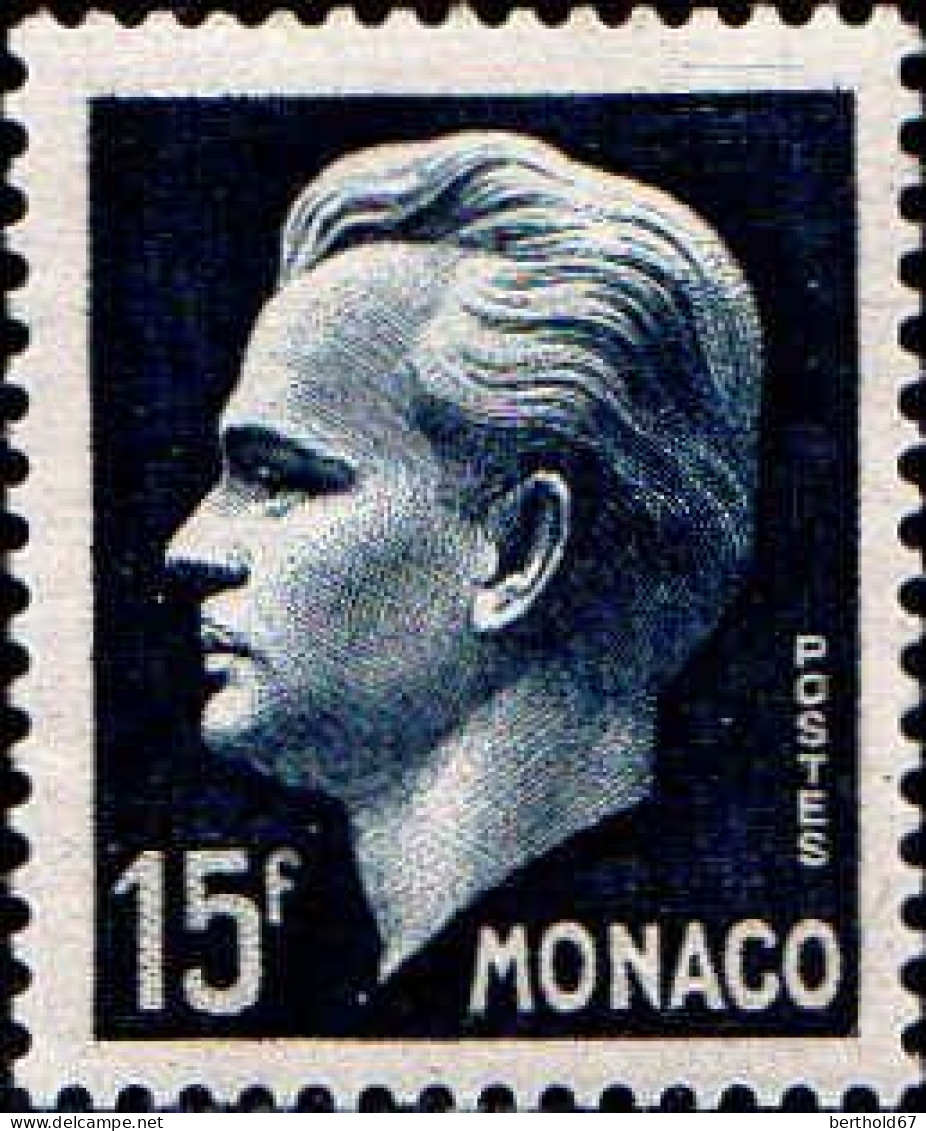 Monaco Poste N** Yv: 367 Mi:425 Rainier III (Petit Def.gomme) - Ungebraucht